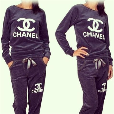 chanel paris sweatpants|Chanel pajamas.